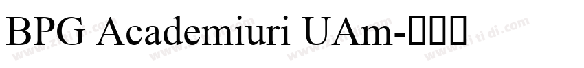 BPG Academiuri UAm字体转换